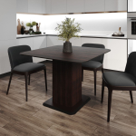 Стол Denver 110+40, квадрат раздвижной, шпон