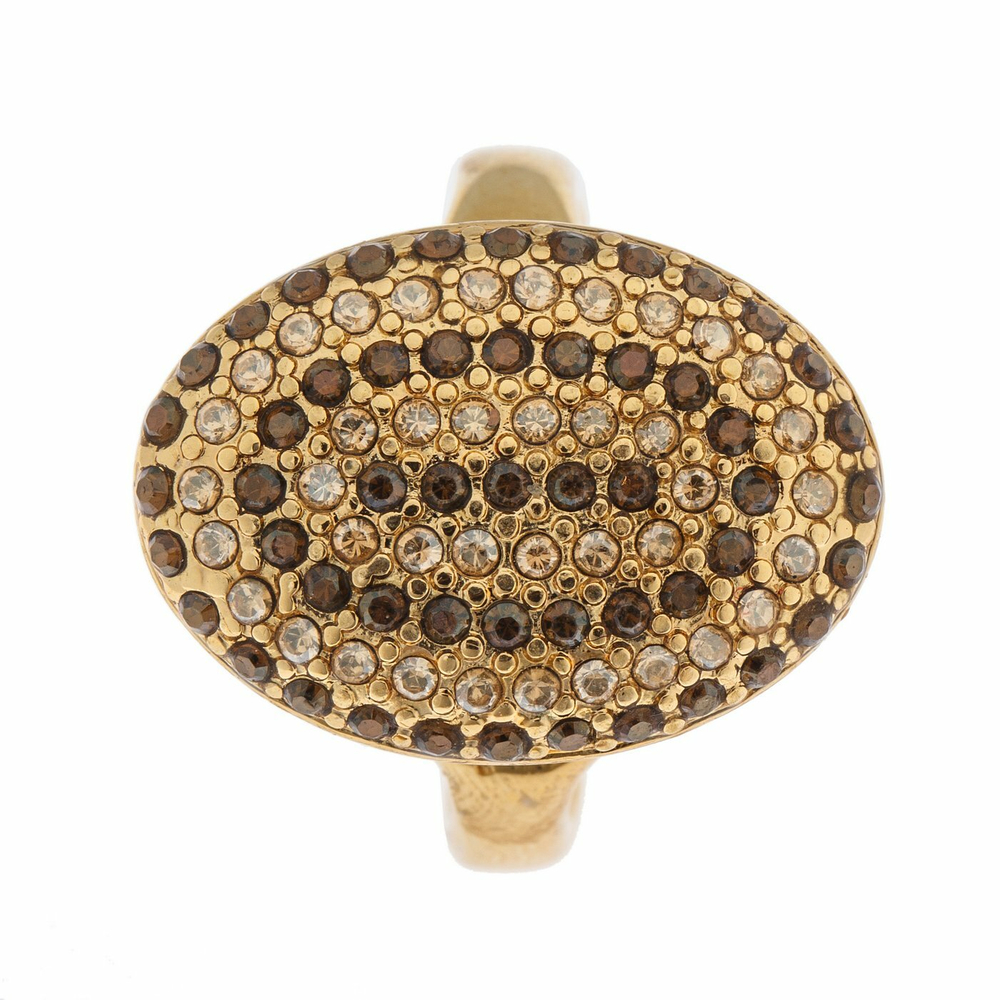 "Гросс"  кольцо в золотом покрытии из коллекции "Мириада" от Jenavi