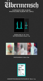 Альбом G-DRAGON - 3RD ALBUM Übermensch (PHOTOCARD ALBUM ver.)