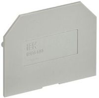 Перегородка концевая и разделительная для клеммной колодки