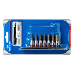 KING TONY (2127PR) Набор торцевых насадок 1/4", HEX, 3-10 мм, 7 предметов