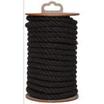Хлопковая веревка для шибари, на катушке, черная, 5 м