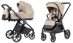 Коляска 3 в 1 Carrello Omega Plus CRL-6540 и автокресло Nova DK791 Black Line Solar Beige