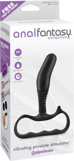 Массажер простаты с вибрацией Vibrating Prostate Stimulator (Цвет: черный)