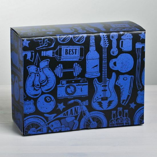 Коробка‒пенал «Лучшему мужчине», 30 × 23 × 12 см 4562392