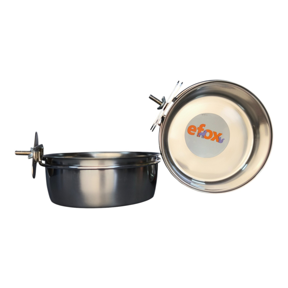 Миска "efox" с креплением для клеток и вольеров