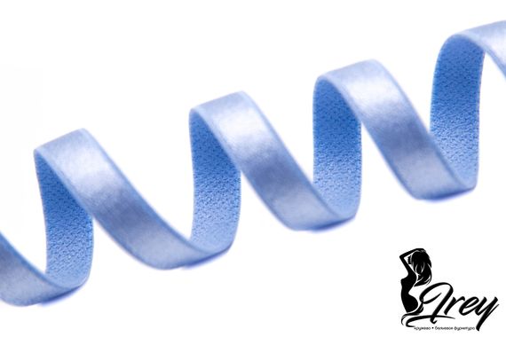 3090 740/10 ОПТ Бретель глянец Lauma Fabrics, 10 мм, голубой 3090