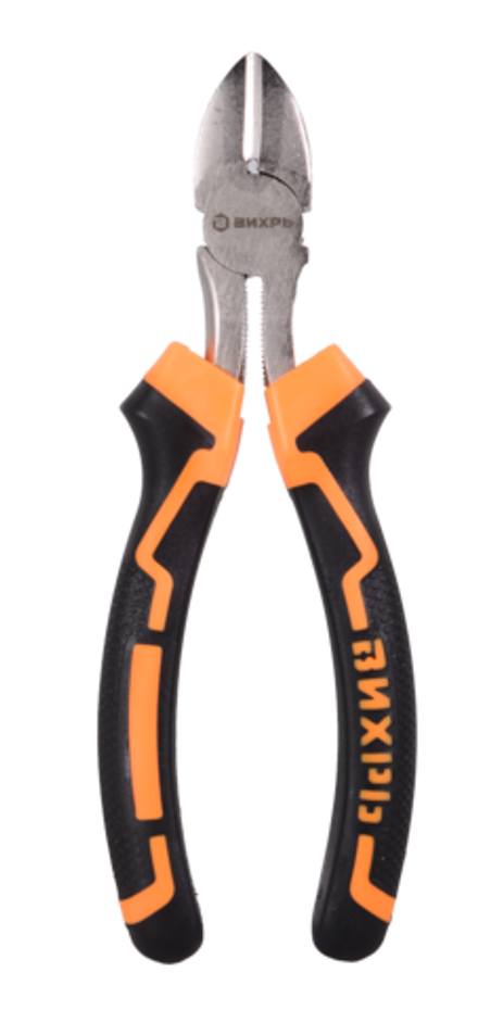 Бокорезы, 160мм., никелированные, двухкомпонентные рукоятки, Вихрь