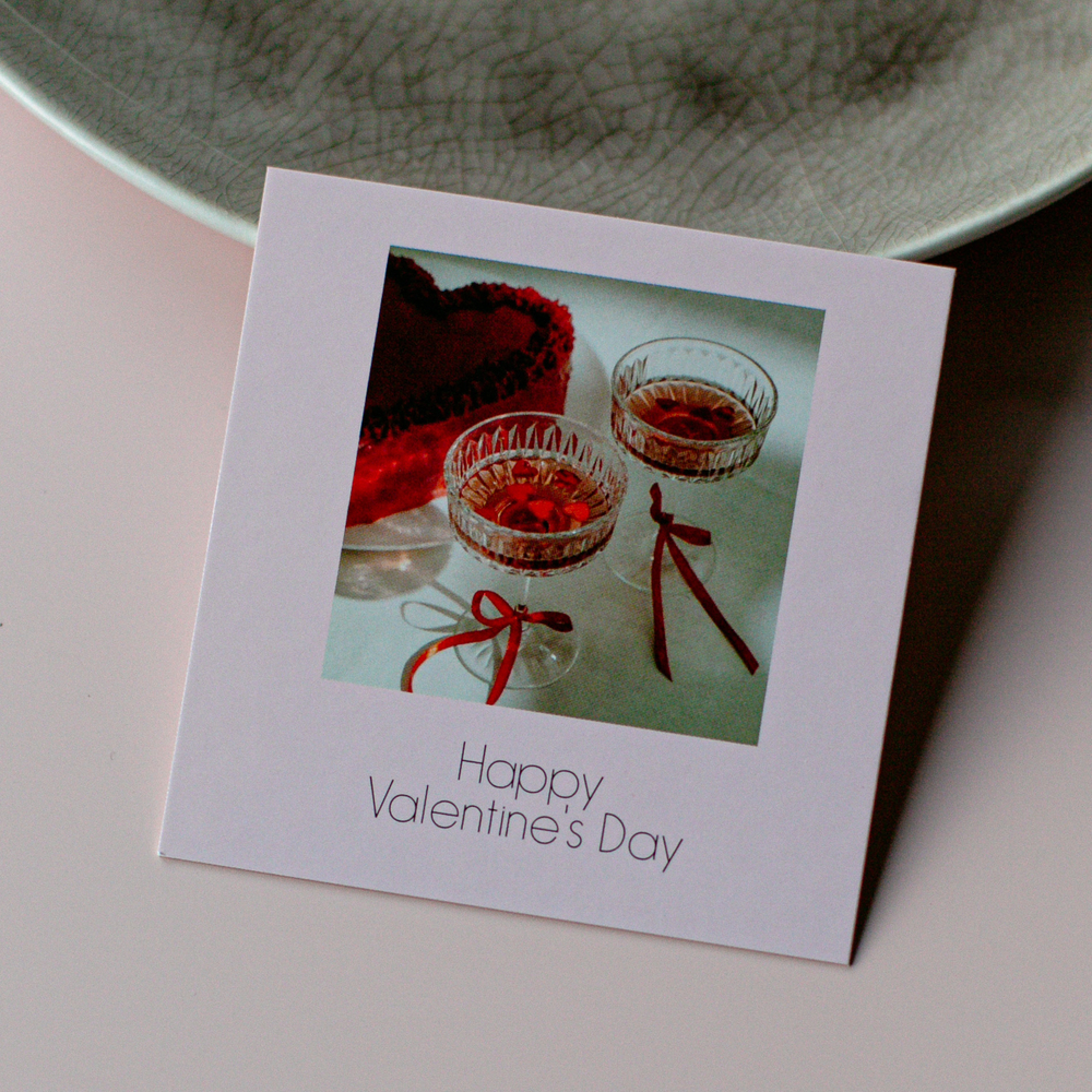 К-1134 карточка (8х8 см) Happy Valentine's Day!(упаковка 10 шт.)