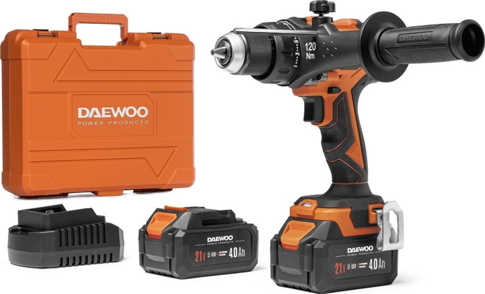 Дрель-шуруповерт аккумуляторная DAEWOO DAA 6521Li SET ударная