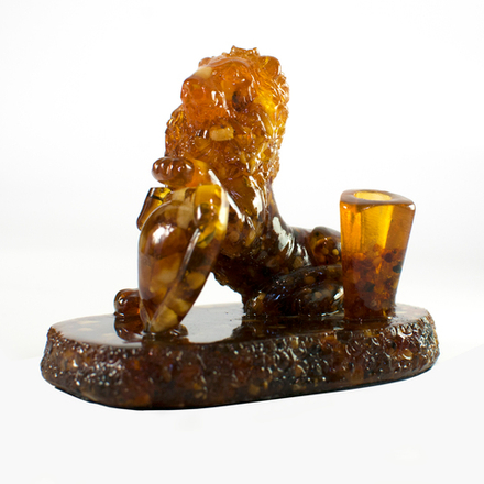 Сувенир-подставка "Лев со щитом"