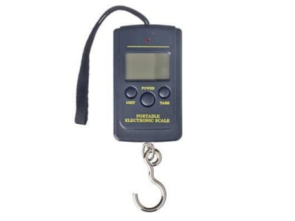 Безмен VETTA электронный ЖК дисплей до 40кг пластик (100шт/уп)