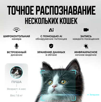 Автоматический лоток с AI камерой PUROBOT MAX PRO PETKIT