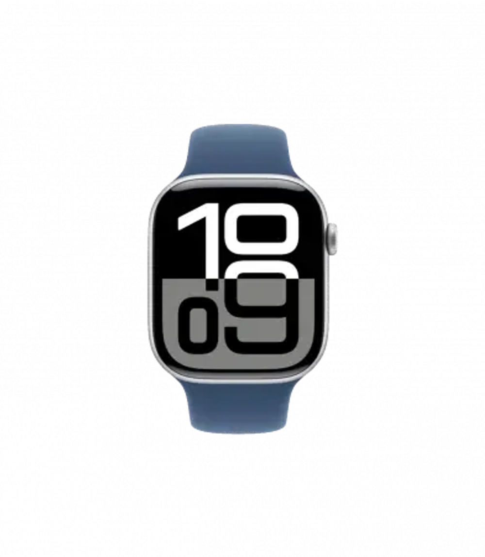 Apple Watch Series 10 42mm Aluminum Silver Sport Band