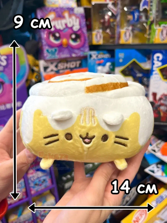 Мягкая игрушка Пушин Кот Кэт плюшевый котик синнабон