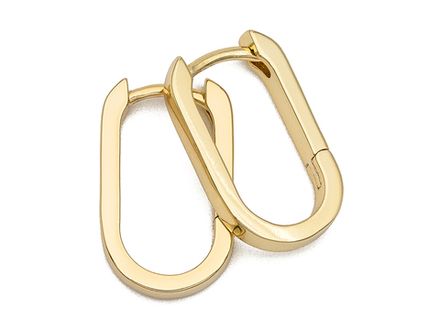 Швензы-Кольца овальные 12х20мм, цвет золото