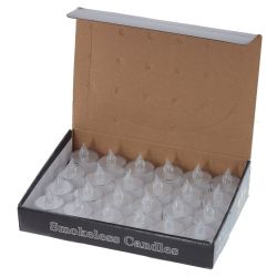 GAEM Изделие декоративное "Свеча" (подсветка, 3xLR54) (блок 24шт), L3,5 W3,5 H5 см