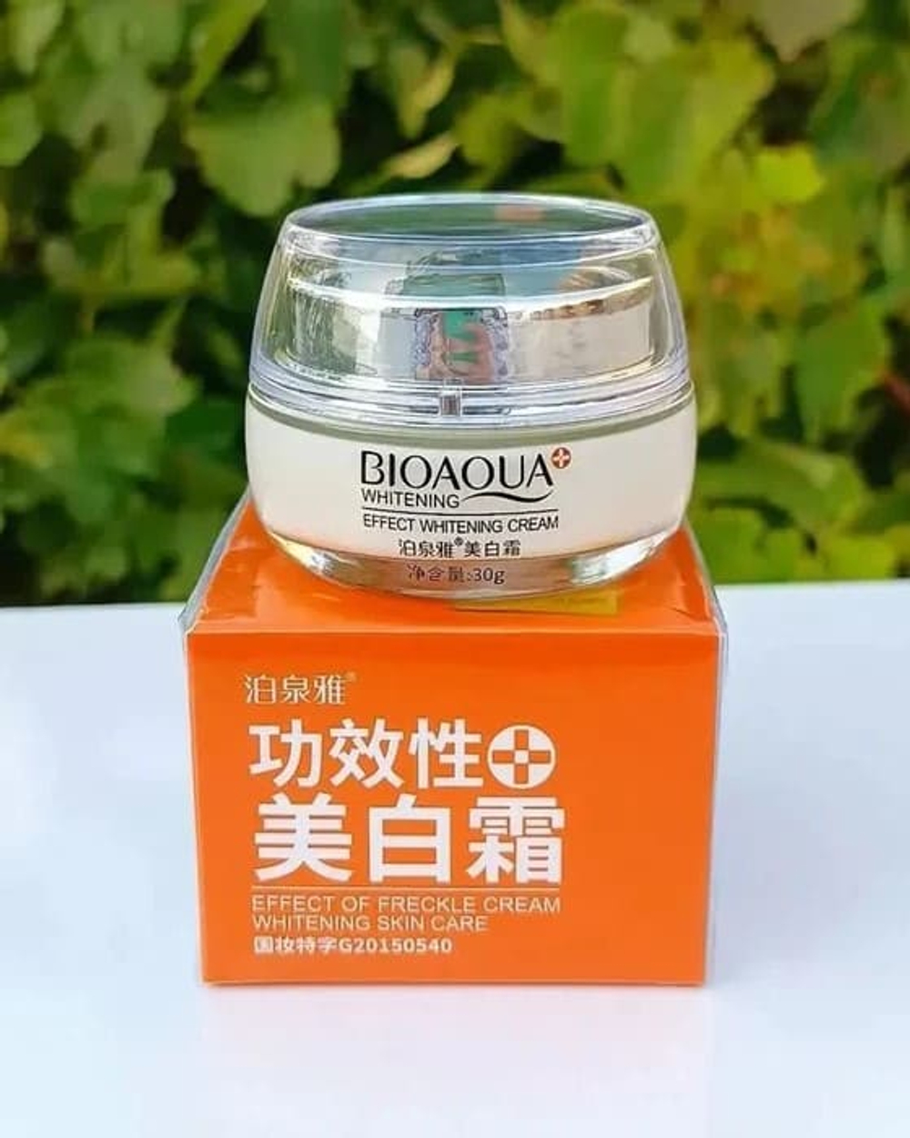 Отбеливающий крем для лица с клюквой, 30г