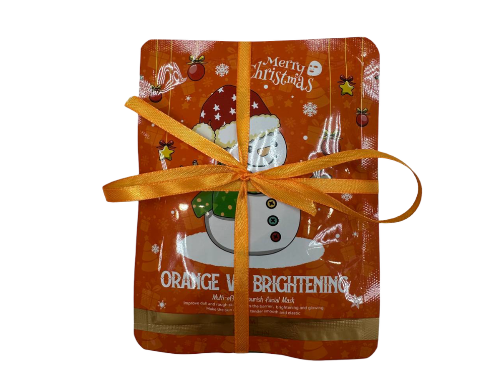 Набор новогодних тканевых масок 5шт