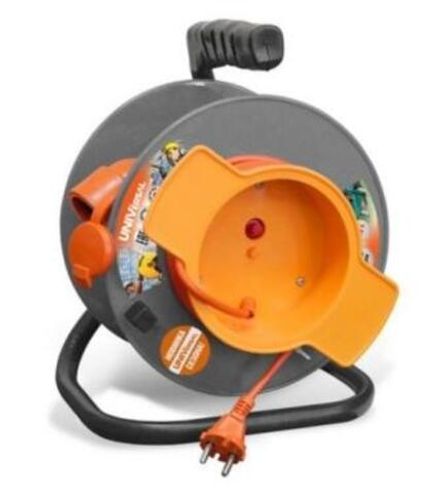 Удлинитель катушка "UNIVersal" У10-028 термо ПВС 2*0,75 1 гн. 20м.