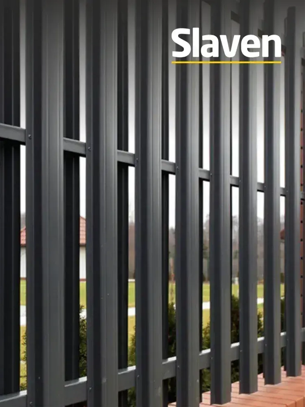 Грунт-эмаль SLAVEN 3 в 1, краска по металлу, по ржавчине, быстросохнущая, полуматовое покрытие, черный RAL 9005, 1.1 кг