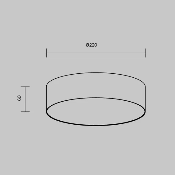 Потолочный светильник Зон / Zon 24 Вт 3000 К 120° Technical c032cl-24w3k-rd-b