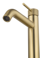 Смеситель для раковины высокий WONZON & WOGHAND, Брашированное золото (WW-H1062-BG)