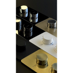 Встраиваемый смеситель для душа и ванны с термостатом трехпроходной Boheme CELL 134-3-CR CHROME