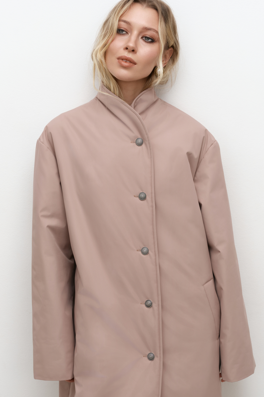 Плащ утепленный