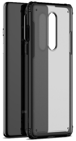 Чехол защитный на OnePlus 8 черные рамки, серия Ultra Hybrid от Caseport