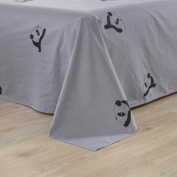 Панда (белый) КПБ сатин Евро 4н