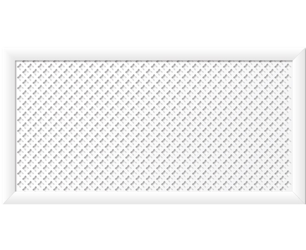 Экран для радиатора Готико, 90*60, Белый