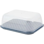 Масленка Plast Team Stone двухсторонняя 145х54 темный камень