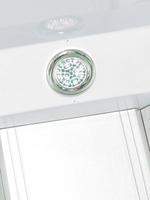 Душевая кабина WeltWasser  WW500 EMMER 11015 110х110 см,  прозрачное стекло, поддон низкий, радио, bluetooth