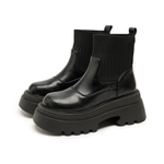 WESTLINK Stretch & Sock Boots Women"s Brown