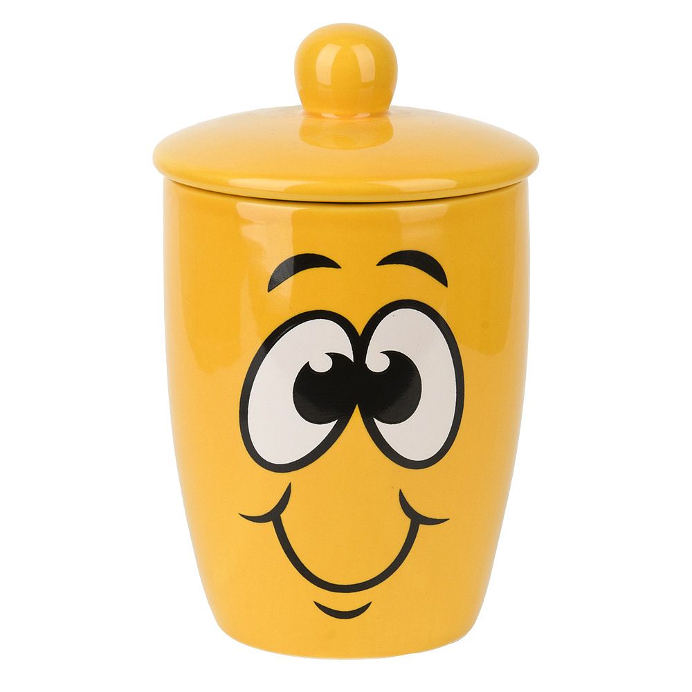 Банка для сыпучих продуктов (конус) " " d=9,5см. h=16см. v=550мл. (керамика)