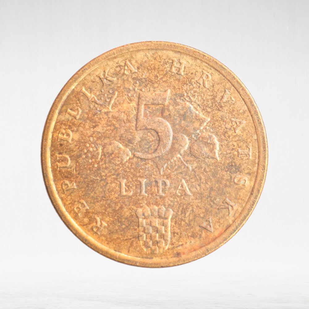 Croatia, 5 Lipa (Croatian Text), 2015, VF