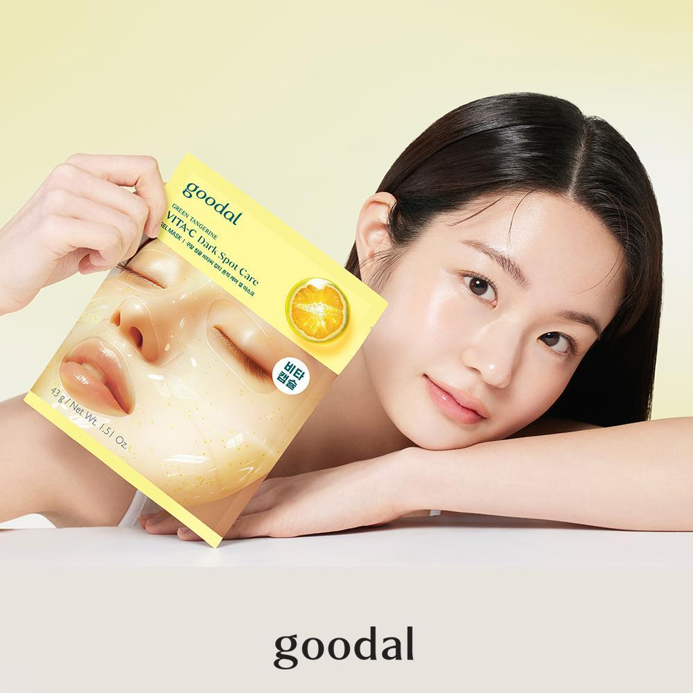 Goodal Green Tangerine Vita C Dark Spot Care Gel Mask 1шт