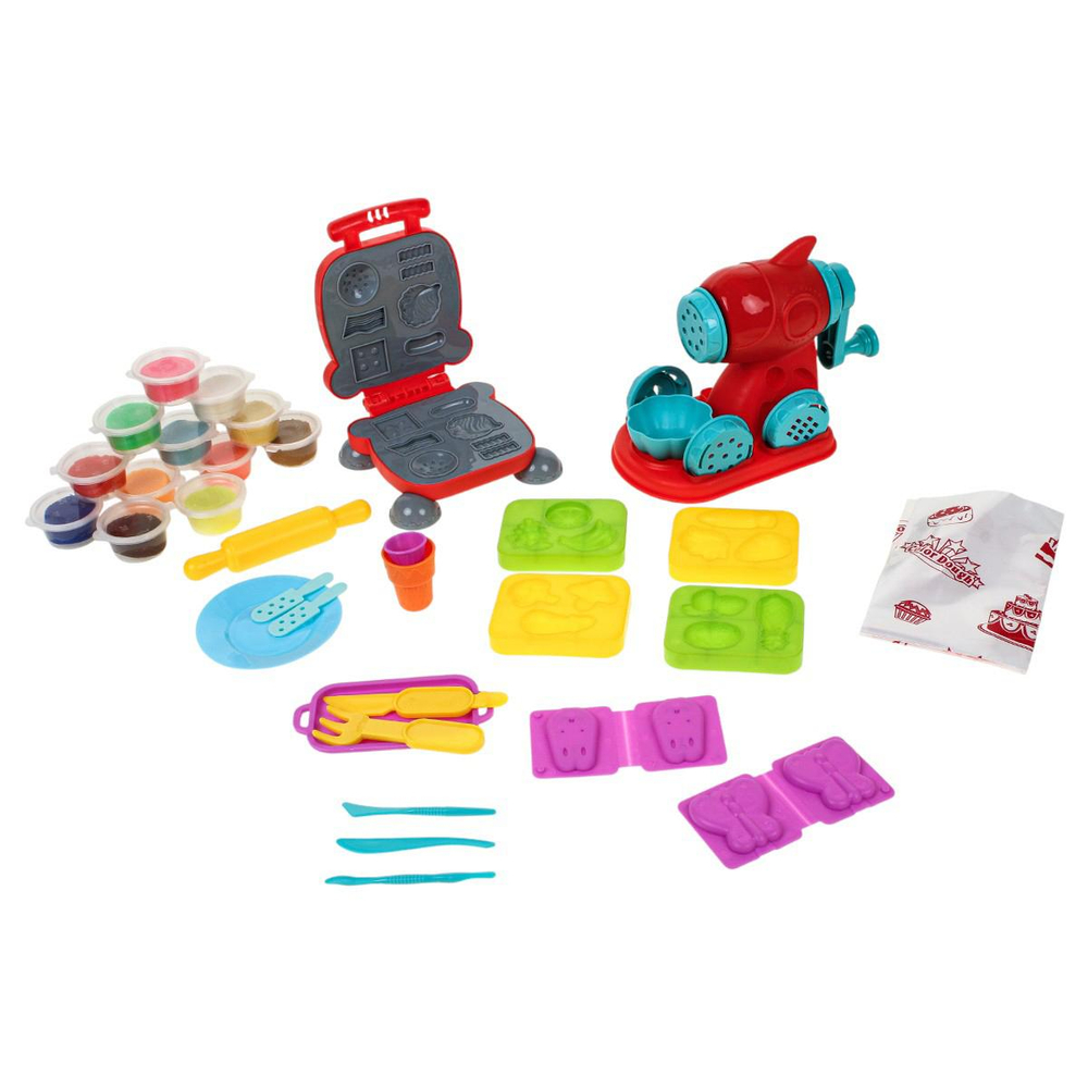 Игровой набор для лепки (26 предметов + 12 пластилина) LC68-7B