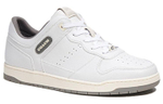 COACH Coach C201 leather lace-up round toe low-cut fashion sneakers men's white