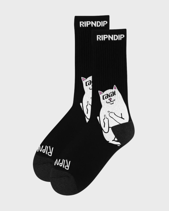 Носки RIPNDIP X LAKAI Lord Nerm Socks Pack Black / White - 2 пары