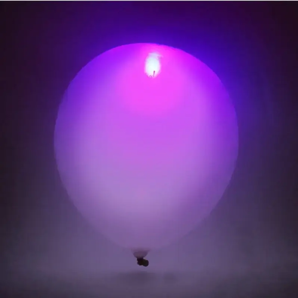 Воздушные шары 5 шт, 10»/25см Светящиеся, белый