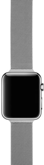 Ремешок миланская петля moonfish для Apple watch - 38/40/41 мм, серебристый