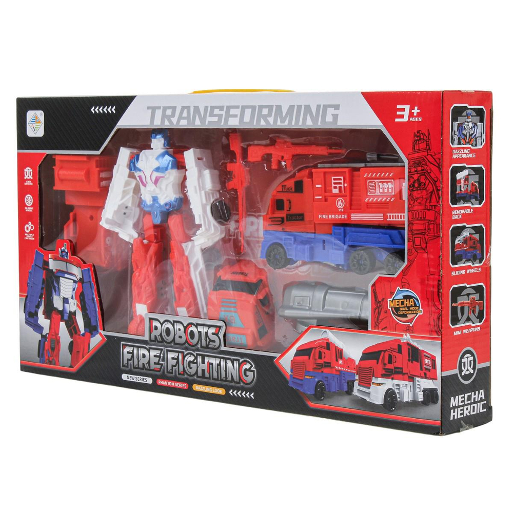 Трансформер-робот, коробка HY-6666