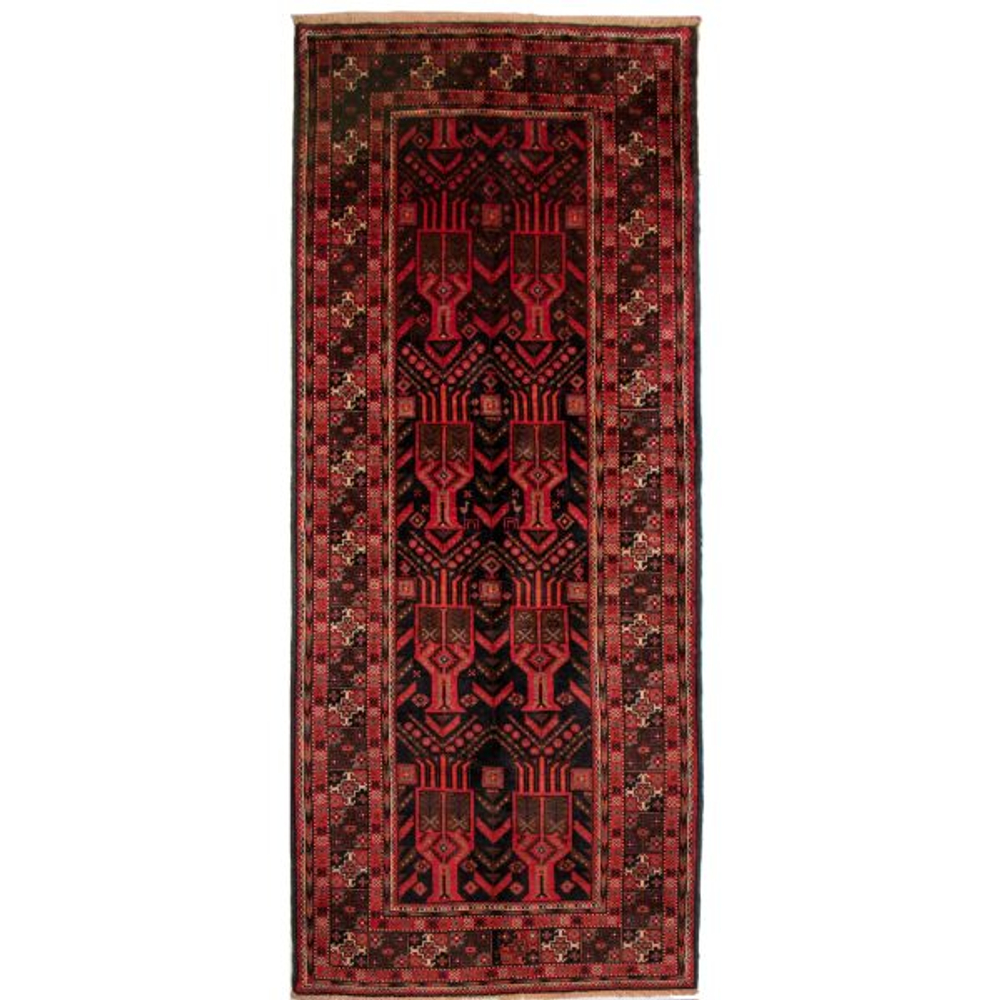 Персидский ковер ручной работы Zabol (290 × 120 см) 220210205 Иран