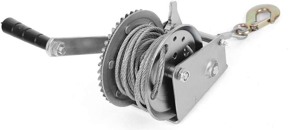 Лебедка ручная барабанная PATRIOT WH 540B усилие - 540 кг, трос- 8 м (770000035)