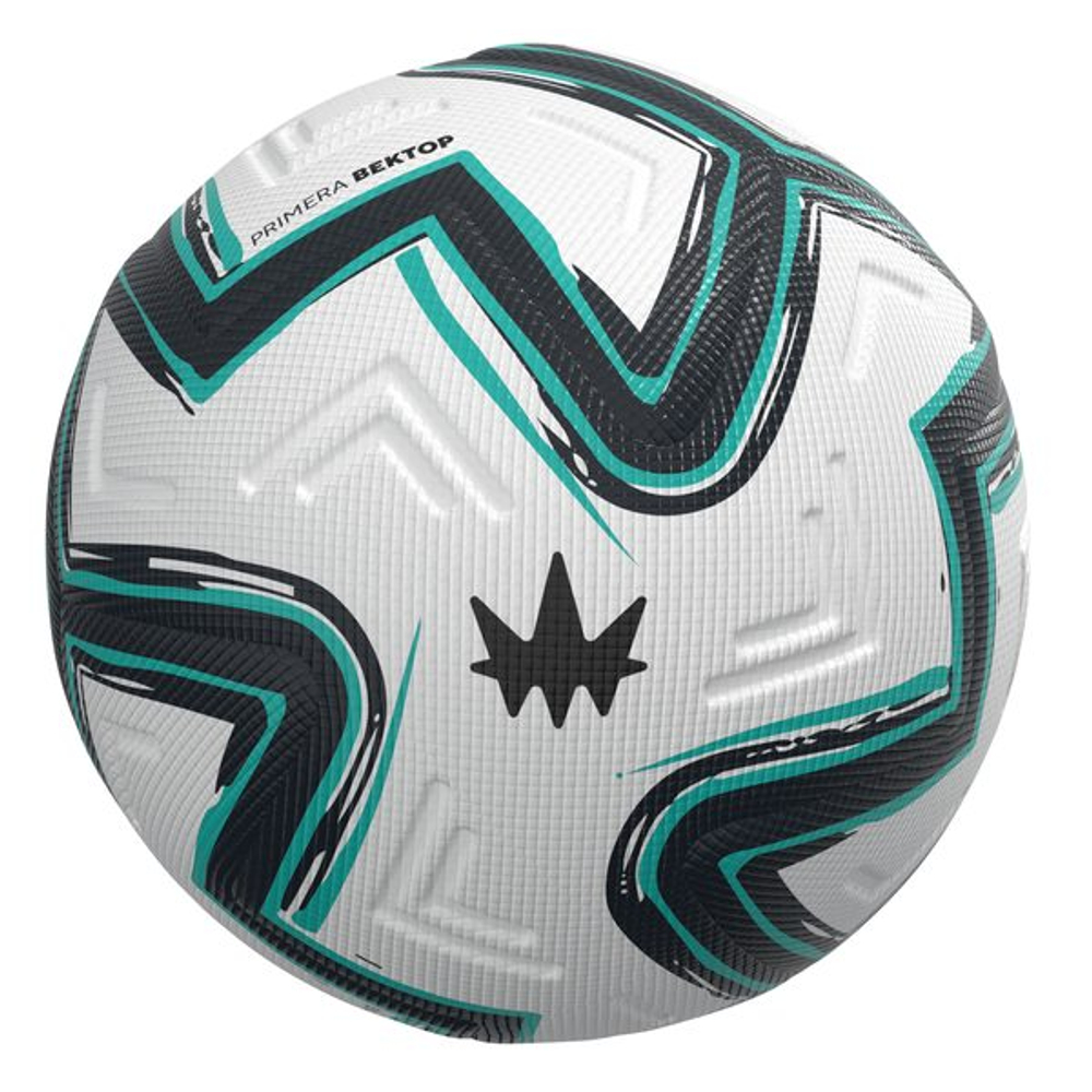 Мяч футбольный Primera Vektor Elite — White/hyper turq