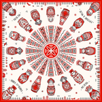Платок «Матрешки. Мезень»