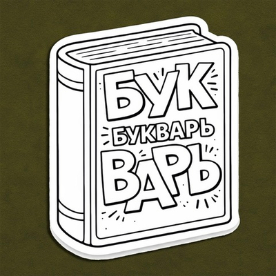 Букварь (улыбка) - декор для фотосессий