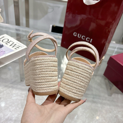 Gucci Horsebit Flatform Sandal